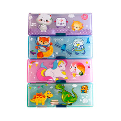 Cartuchera todo en uno (sacapuntas + compartimiento de borrador)OMC-667