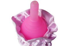 Copa menstrual reutilizable 100 % menstrual cup con válvula – drenable
