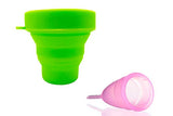 Vaso Esterilizador de copa menstrual + Copa Menstrual