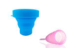 Vaso Esterilizador de copa menstrual + Copa Menstrual