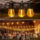 LUZ SOLAR, GUIRNALDA DE LUZ SOLAR 10 MTS, 20 BOMBILLOS OMC-084