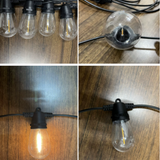 LUZ SOLAR, GUIRNALDA DE LUZ SOLAR 10 MTS, 20 BOMBILLOS OMC-084