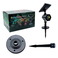 LUZ SOLAR PROYECTOR DE NAVIDAD, PARA EXTERIORES 2.5W  (OMC-086)
