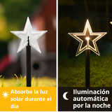 LUZ SOLAR NAVIDEÑA EN FORMA DE ESTRELLA  OMC- 082