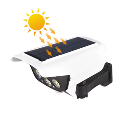 LAMPARA SOLAR TIPO CAMARA CON SENSOR DE MOVIMIENTO OMC-087