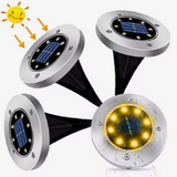Lampara Led para piso, Luz Cálida Impermeable Jardín, Exteriores X 4 Unidades OMC-099