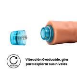 Dildo Vibrador Realista Pene 16 Cm, Multivelocidad OMC-437