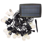 LUZ SOLAR, GUIRNALDA DE LUZ SOLAR 10 MTS, 20 BOMBILLOS OMC-084