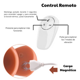 Dildo Vibrador Multifuncional Con 7 Modos de Calefacción y Retráctil OMC-435
