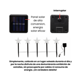 LUZ SOLAR NAVIDEÑA EN FORMA DE ESTRELLA  OMC- 082