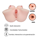Masturbador Masculino, Vagina Realista, Sonido Y Vibración OMC-338