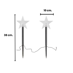 LUZ SOLAR NAVIDEÑA EN FORMA DE ESTRELLA  OMC- 082