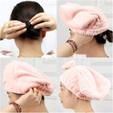 Gorro Toalla De Secado Para El Cabello Sin Maltratarlo OMC-469