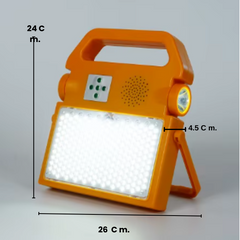 Reflector de luz LED de 500 vatios con carga solar OMC-096