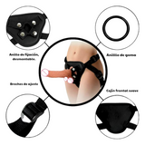 Arnés con Dildo Realista y Articulado 6,5" Wears Series  OMC-438