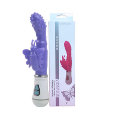 Vibrador Mariposa Recargable Doble Estimulacion  OMC-323