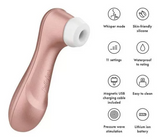 Vibrador Clitorial Satisfyer Pro 2 color nude  OMC-413