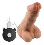 Consolador Dildo 20cm Giratorio Vibración Control   OMC-418