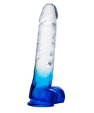 DILDO LANCES COCK 9.6 CRISTALINO BITONO  OMC-422