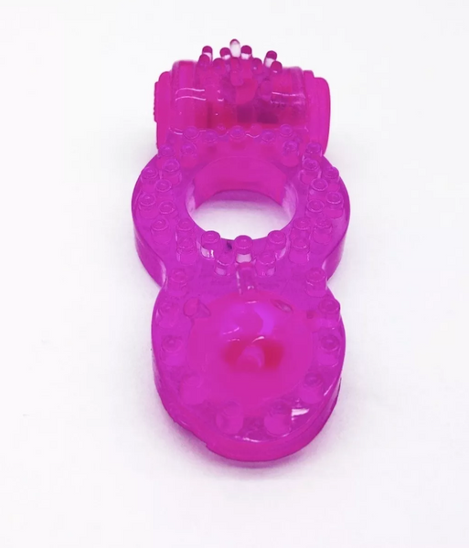 Anillo Vibrador Retardante Doble Estimulación  OMC-369