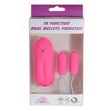 Duo De Balas Vibradoras Con Control 10 Funciones   OMC-388