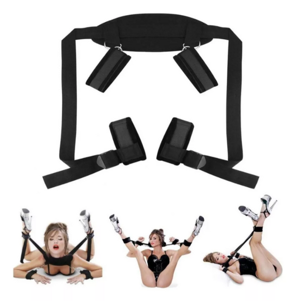 Kit Sometimiento Esposas Manos Y Pies  OMC-378