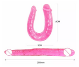 Dildo Doble Penetración Consolador Anal Vaginal  OMC-421