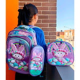 Maleta kit regreso a clases estilo 3D -2579