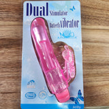 Pene vibrador doble punto G mariposa  OMC-392