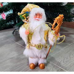 Papás Noel Dorados 33cm - 195-163165