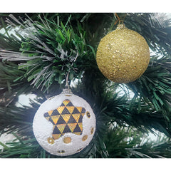 Set X 12 Bolas de navidad (Doradas)  - 2026