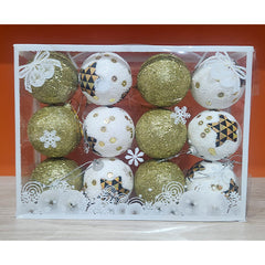 Set X 12 Bolas de navidad (Doradas)  - 2026