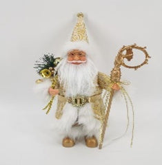 Papás Noel Dorados 33cm - 195-163165