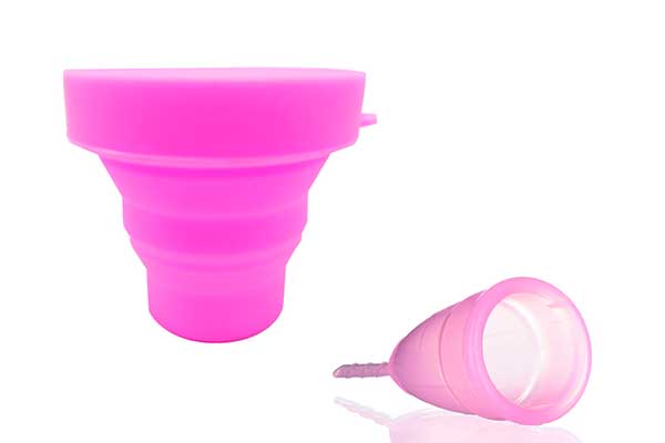 Vaso Esterilizador de copa menstrual + Copa Menstrual